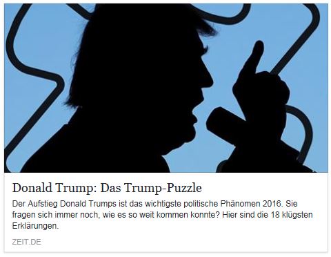 Trump-Foto zum ZEIT-Artikel