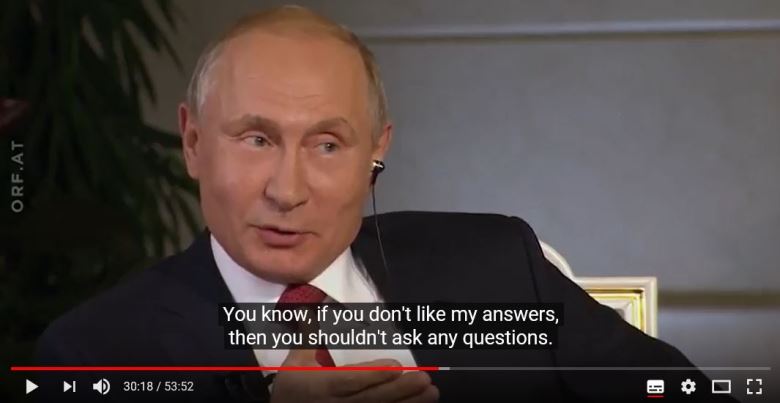 Wladimir Putin im Interview