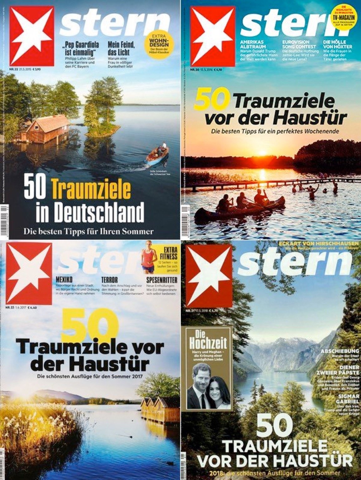 4 STERN-Titelbilder