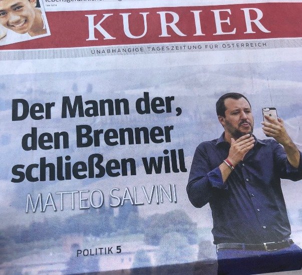 Titelseite KURIER