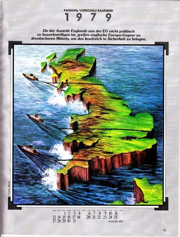 Kalenderblatt von 1979 